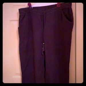 Heavy linen and rayon winter weight pants